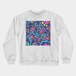 Happy Swimming Fish Crewneck Sweatshirt